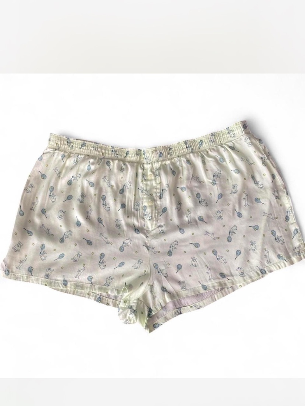 PINK Victoria's Secret Pale Green Boxer Sleep Shorts